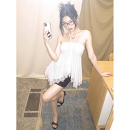 FAERIE Lace drawstring TOP/skirt - SELENE TOP
