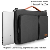 Original 13-14 Inch Laptop Shoulder Bag with Corner Armor Patent &amp; Accessory Pocket 360° Protective Sleeve Compatible with 13.3-14 Inch Dell Acer Lenovo Chrome book Notebook