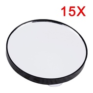 Y-OH Mini Round Makeup Mirror 5X 10X 15X Magnifying Mirror With Two Suction Cups