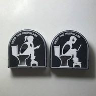 Five-minute toilet shape timer/// Squat Pit Hourglass Toilet Hourglass Timer Five-minute Toilet Shap