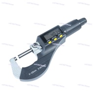 Digital outer diameter micrometer 0-25mm spiral micrometer, digital micrometer measuring instrument