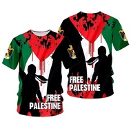 PALESTINE X MALAYSIA We Are Palestine Free Palestine Full Sublimation Jersey Summer New Design 3D Pr