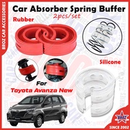 For Toyota Avanza New Car Absorber Spring Buffer AMT Front Rear Shocks Suspension Cushion DIY Silicone Rubber 2pcs/set