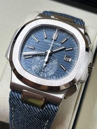 全新 PATEK PHILIPPE 百達翡麗 NAUTILUS 5980/60G-001