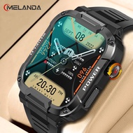 2023 New 1.85 Outdoor litary Smart Watch Men Bluetooth Call Smartwatch For Xiao Android IOS Ip68 Waterproof Ftiness Watc