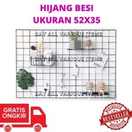 (PROMO) Hijang 52x35 Hitam hiasan dinding kamar ~ Hijang hiasan dinding kamar 1 set murah ~ Hijang foto polaroid ~ Hijang wali grid