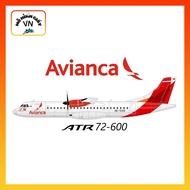 ATR 72-600 Avianca Airplane Assembly Paper Model - MohinhgiayVN