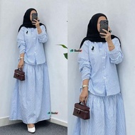 KATUN KARLA SET || HARUKA COTTON WOMEN'S SKIRT SET