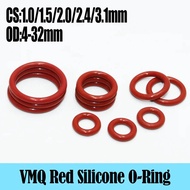 Silicone O ring CS 1/1.5/2.0/2.4/3.1mm Sealing Washer VMQ O-ring Plumping Gasket Oil Resistant Tempe