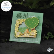 [AVAILABLE] Fujian Fujian Magnet Chinese travel souvenir refrigerator stickers