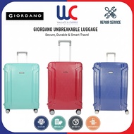 Giordano Unbreakable PP Cliplock Hardcase Luggage Suitcase Bag With TSA Lock & Anti Theft GA9240