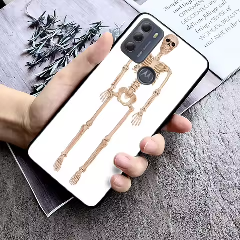 Skeleton Art Phone Case For Moto G85 G55 G05 G14 G75 G31 G50 G10 G20 G30 G60 G13 G32 G84 G54 G53 G72