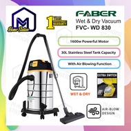 Faber Wet & Dry Vacuum Cleaner FVC-WD POWERVAC 820 / 830 FVC-WD 820  FVC-WD 830 Dry , Wet , Blower 3
