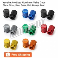 {STOK SEDIA} PENUTUP INJAP TAYAR MOTOR YAMAHA LOGO LASER ALOI CNC UNTUK NMAX,R15,MT-15