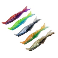 [EAGLE] Perch Pike fishing bait soft Double Color Multi Join Bone Fish Paddle Tail