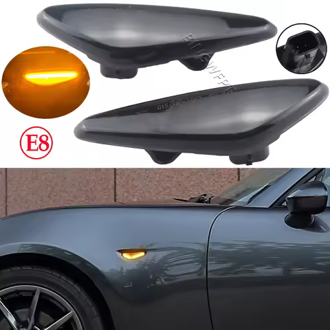 High quality LED Dynamic Car Turn Signal Lights For Mazda 5 CW 6 GH MX-5 ND RX-8 Side Marker Lights 