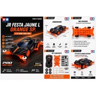 95658 Tamiya JR Festa Jaune L Orange SP. 1/32 Mini 4WD PRO | MA Chassis | Carbon Pattern Body