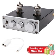 ( Quà tặng Dây OTG cổng lightning chi iphone ) FX Audio TUBE-03 6J1 Preamplifier Đèn Chỉnh Bass-Treb