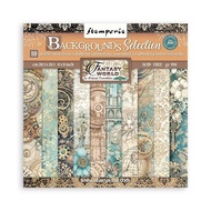 {Musha Notes} Stamperia 8 "Double-Sided Beautiful Woven Interlining Paper Card Background Paper-FANT