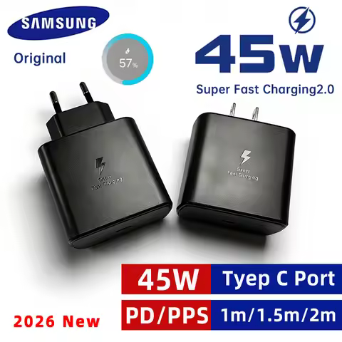 Original SAMSUNG Usb C 45W Charger Fast Charging PD Cargador 25W Galaxy S25 FE S24 Ultra S22+ S23 A3