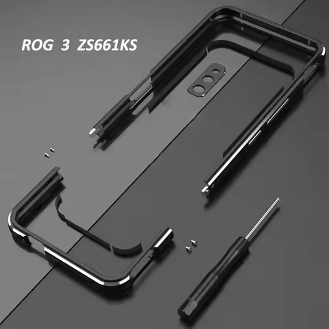 Bumper Case For ASUS ROG 3 Metal Aluminum Frame For Rog3 ZS661KS Luxury Shockproof Phone Accessories