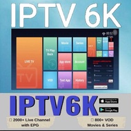 IPTV6K IPTV 6K Malaysia / 1 BULAN/ 3 BULAN / 6 BULAN Iptv6k ANDROID, iptv6k SMART TV Iptv6K Lifetime iptv 6k iptv8k