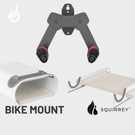 Squirrey Bicycle Rack Hanger - Wall Mounted, Wheel Strap, ≤ 25kg, Bike Accessories, Mount, Rack