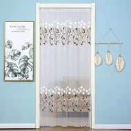 Screen Door Curtain Summer Encrypted Anti-Mosquito Door Curtain Free Telescopic Rod Velcro Bedroom Door Curtain