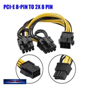 PCI-Express PCIE 8 Pin to Dual 8 (6+2)Dual Power Splitter Cable Extension Wire PCIE ATX Power Supply