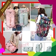 6-1🌟【 Murah Sekali】🌟New Korean Large Capacity travel bag beg Duffel Shoulder Backpack