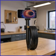 Borescope Camera with Light Industrial Endoscope Camera Waterproof Snake Scope for Industrial Duct H