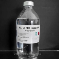 new stock !!! Water For Injection / Aqua Pro Injeksi / Air Murni Steril bebas pyrogen / Aquadest ata