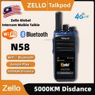 Talkpod walkie talkie TalkPod N58 4G LTE PTT Network Android Phone Talkpod N58 (1800mAh)Zello POC Wa