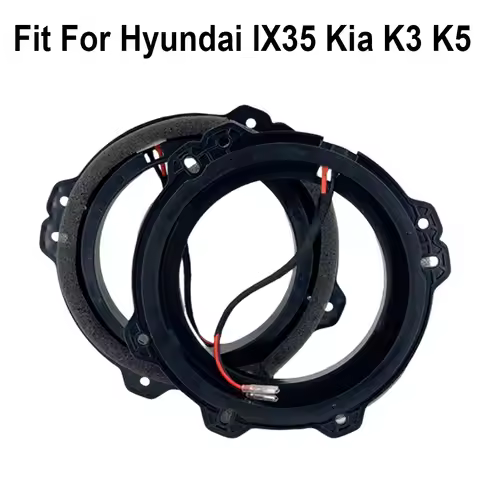 2pcs Car Audio Modification 6.5 Inch Speaker Adapter Mount Pad Audio Special Lossless Plug Suitable 