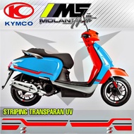MERAH Decal Sticker Striping Variation Transparent Uv Kymco Like 125 Sport Kymco Like 150i Abs Kymco