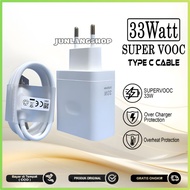 Charger Oppo 33Watt A58 A38 A96 A77S A95 Reno7Z Reno8 4G Reno 8Z 5G Reno8T 4G Original 100% Super VO