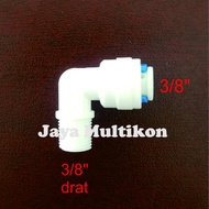 RO Male Elbow Fitting thread 3/8" x tube 3/8"