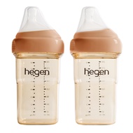 Hegen PCTO™ 240ml/8oz Feeding Bottle PPSU (2-pack) Auburn