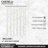 Castelli Shower Curtain Golden Duck - 1215603