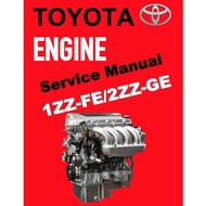 TOYOTA ENGINE 1ZZ-FE / 2ZZ-GE SERVICE REPAIR WORKSHOP MANUAL