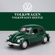 Genuine Alloy Car 1: 24 Volkswagen Volkswagen Beetle Beetle Model Decoration Car Gift