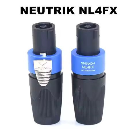 10PCS new Neutrik NL4FX Speakon 4-pole connector Male Audio Speaker connector Speaker Amplifier NL4F