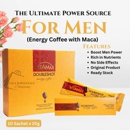 Vitamax Doubleshot Energy Coffee for Men - Permium Instant Premix Coffee with Maca