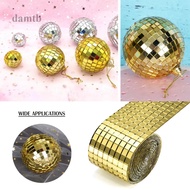 DTB Disco Ball DIY Glass Mirror Wall Stickers Self-Adhesive Home Wall Decoration Mini Square Mosaic Tiles Stickers