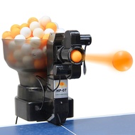 HP-07Table Tennis Robot Ping Pong Ball Machine Serves 40mm Regulation Ping Pong Balls Automatic Table Tennis Machine for Training Solo Trainer