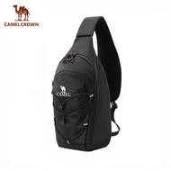 CAMEL CROWN Black Multifunctional Chest Bag & Sports Waist Bag