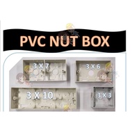 ELECTRICAL PVC SWITCH BOX / PVC BASE/ SOCKET WHITE BOX /PVC NUT BOX