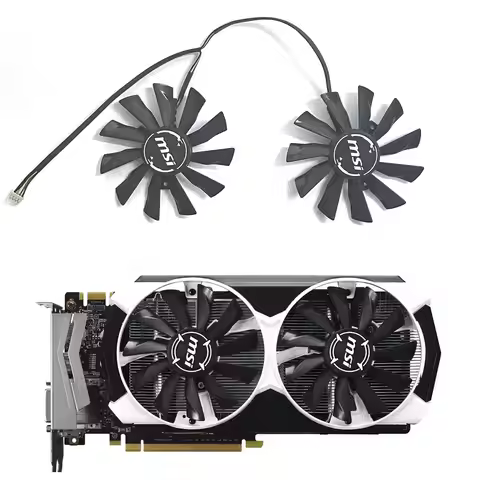 Brand New Original PLD10010B12HH 4PIN 95MM GPU Fan for MSI GTX 960 970 980 980Ti GTX960 GTX970 GTX98