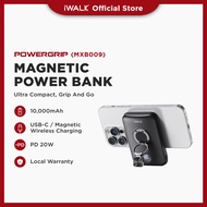 iWALK PowerGrip 10000mAh Magnetic Wireless Powerbank with Built-in Holder for iPhone (MXB009)