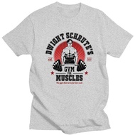 Funny Dwight Schrute Gym For Muscle T-Shirt Soft Cotton Tshirt Leisure The Office Tv Series Tee